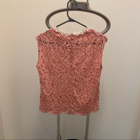 Maje pink lace top - Picture 2 of 3